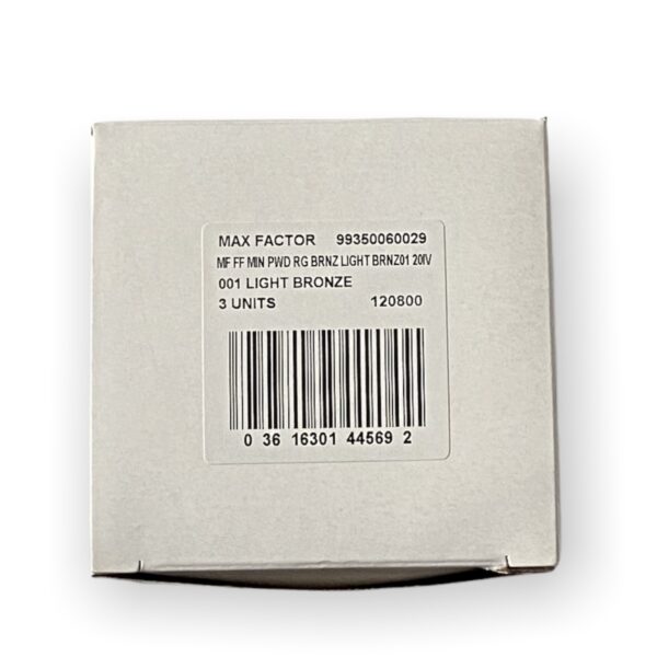 Max Factor Bronzing Powder Facefinity Bronzer - 01 Light bronze - Sold In Pack Of 3